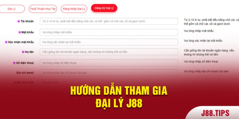 Hướng dẫn chi tiết làm đại lý J88