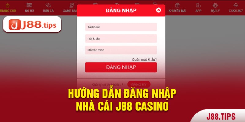 Hướng dẫn đăng nhập J88 cực dễ cho tân binh